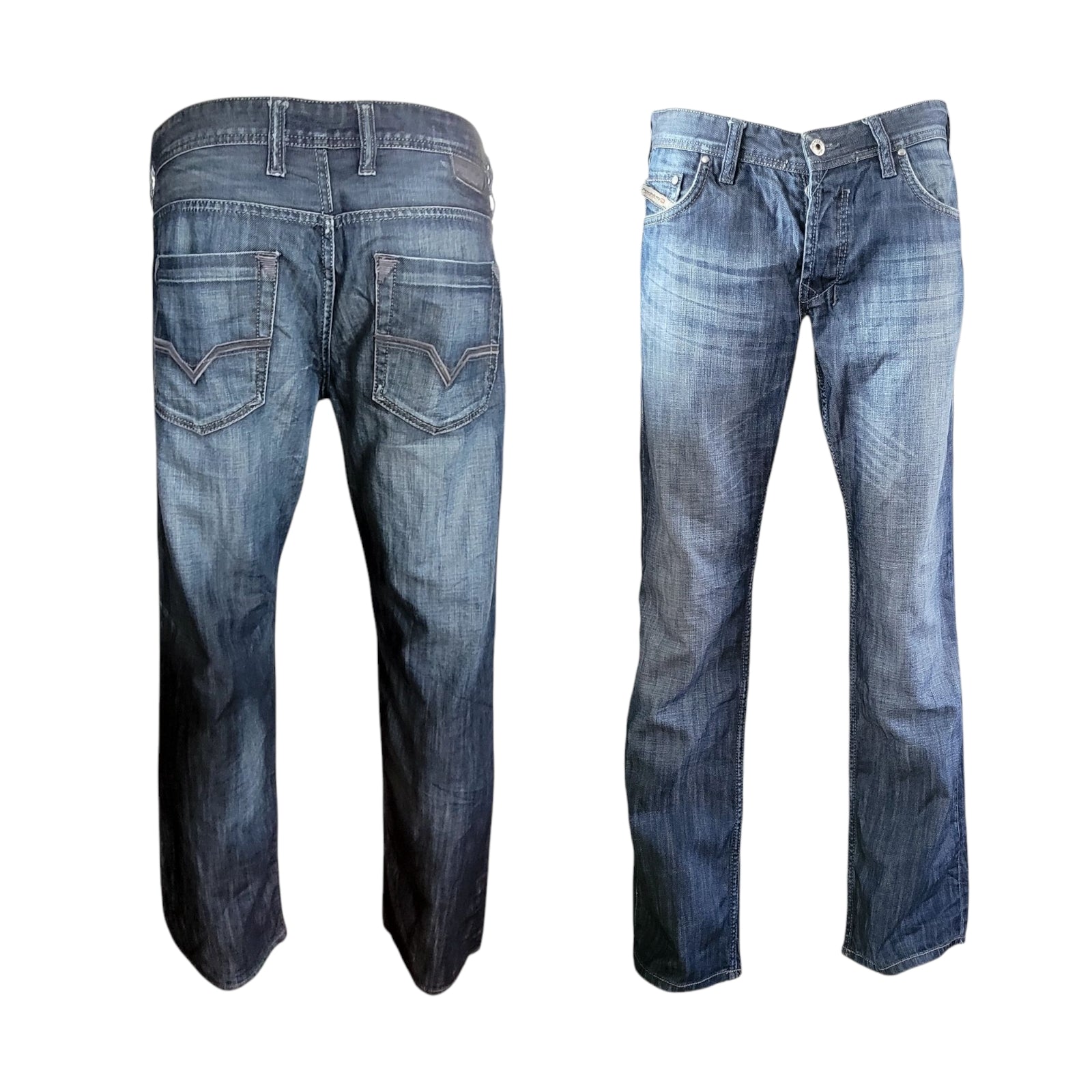 Diesel Industry Jeans – W34 L32 – Made in Italy - USASTARFASHION