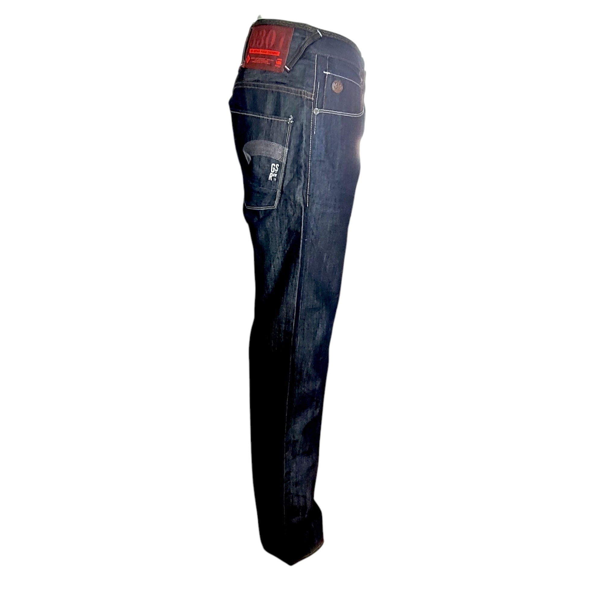 G - Star RAW 3301 Denim Jeans – W33 L32 – GS Raw Logo - USASTARFASHION
