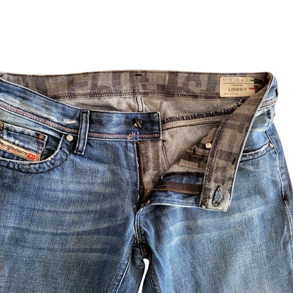 Diesel Lowky W27 L34 Women’s Distressed Bootcut Jeans – Italy - USASTARFASHION