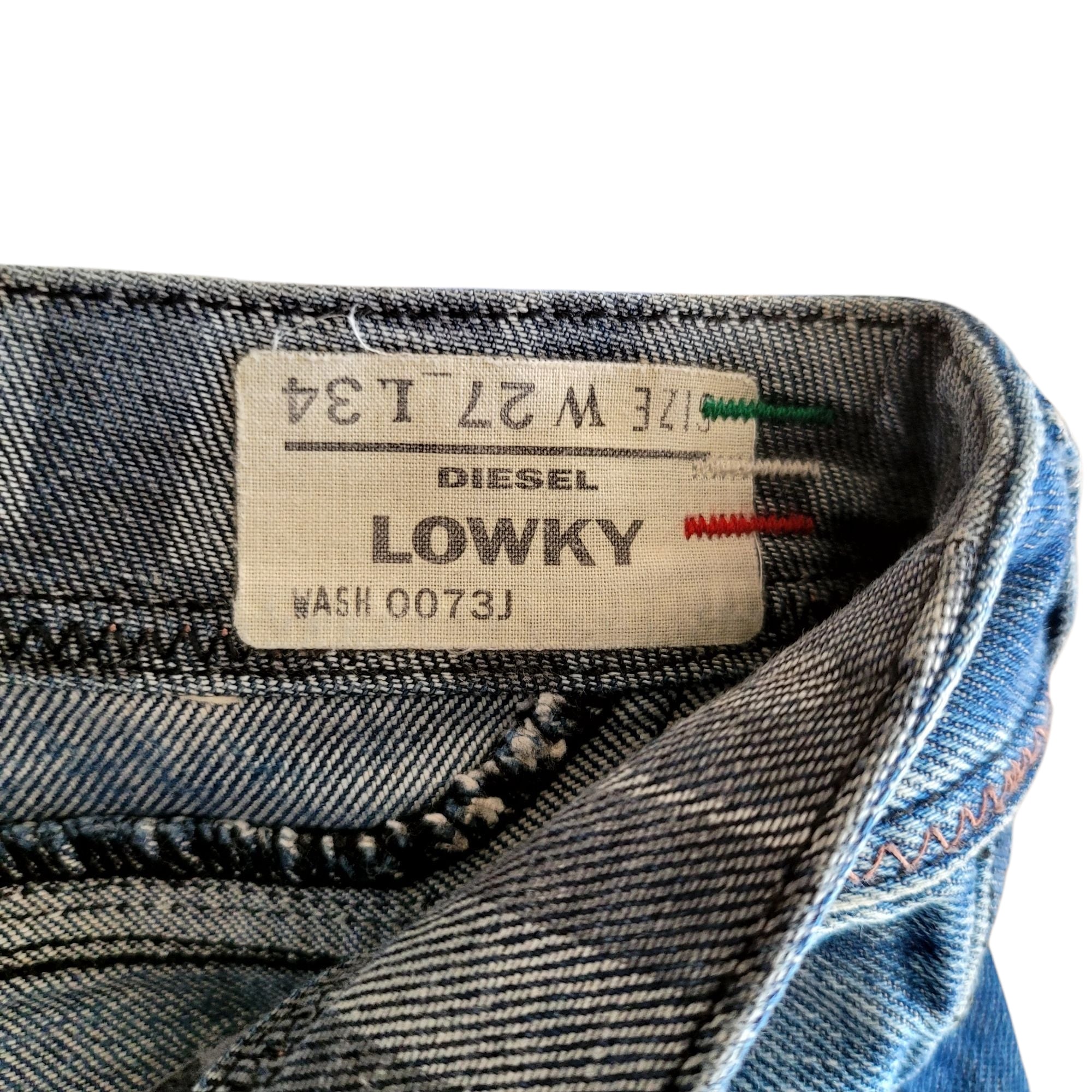 Diesel Lowky W27 L34 Women’s Distressed Bootcut Jeans – Italy - USASTARFASHION