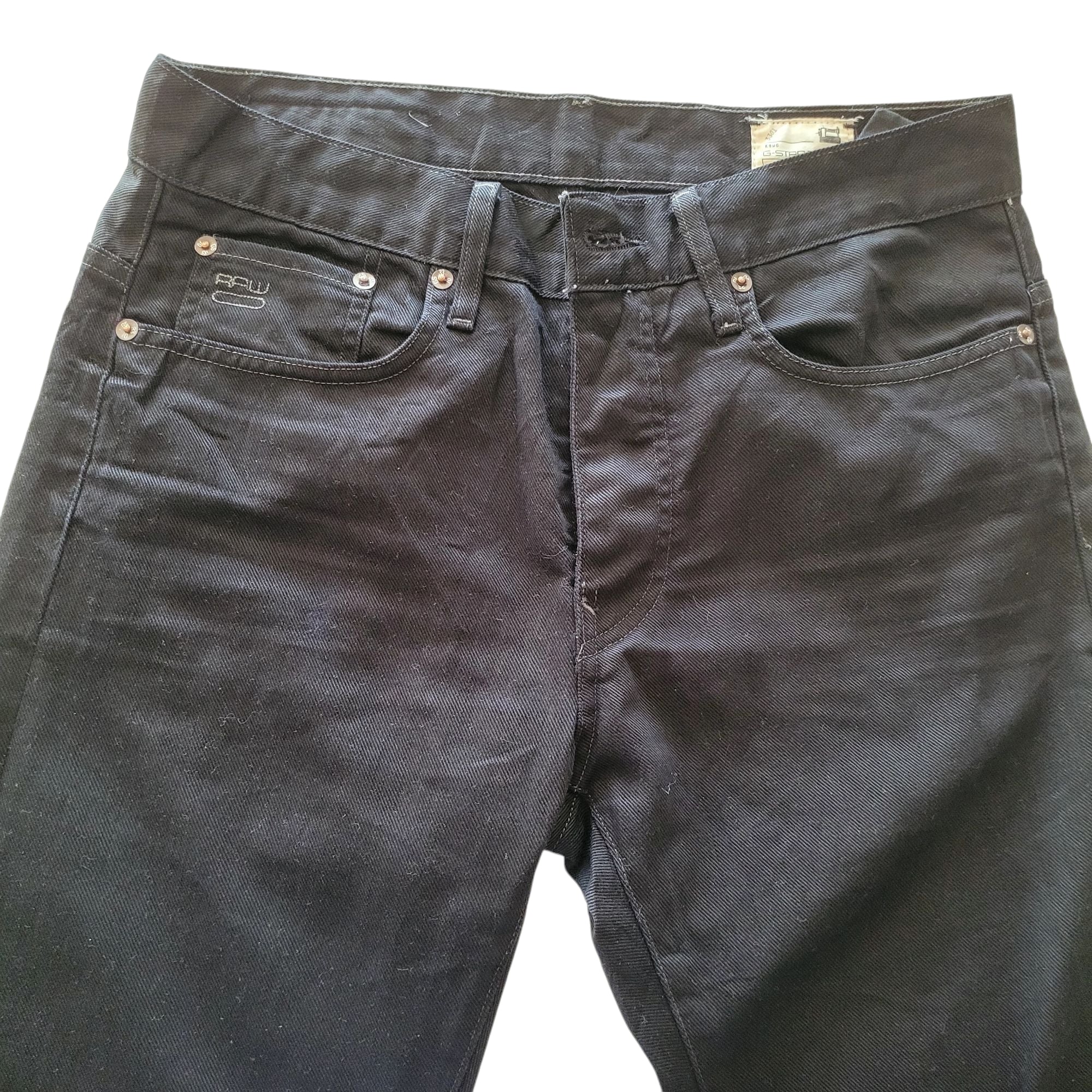 Vintage G - Star RAW 3301 Slim W33 L34 Made in Italy Jeans - USASTARFASHION