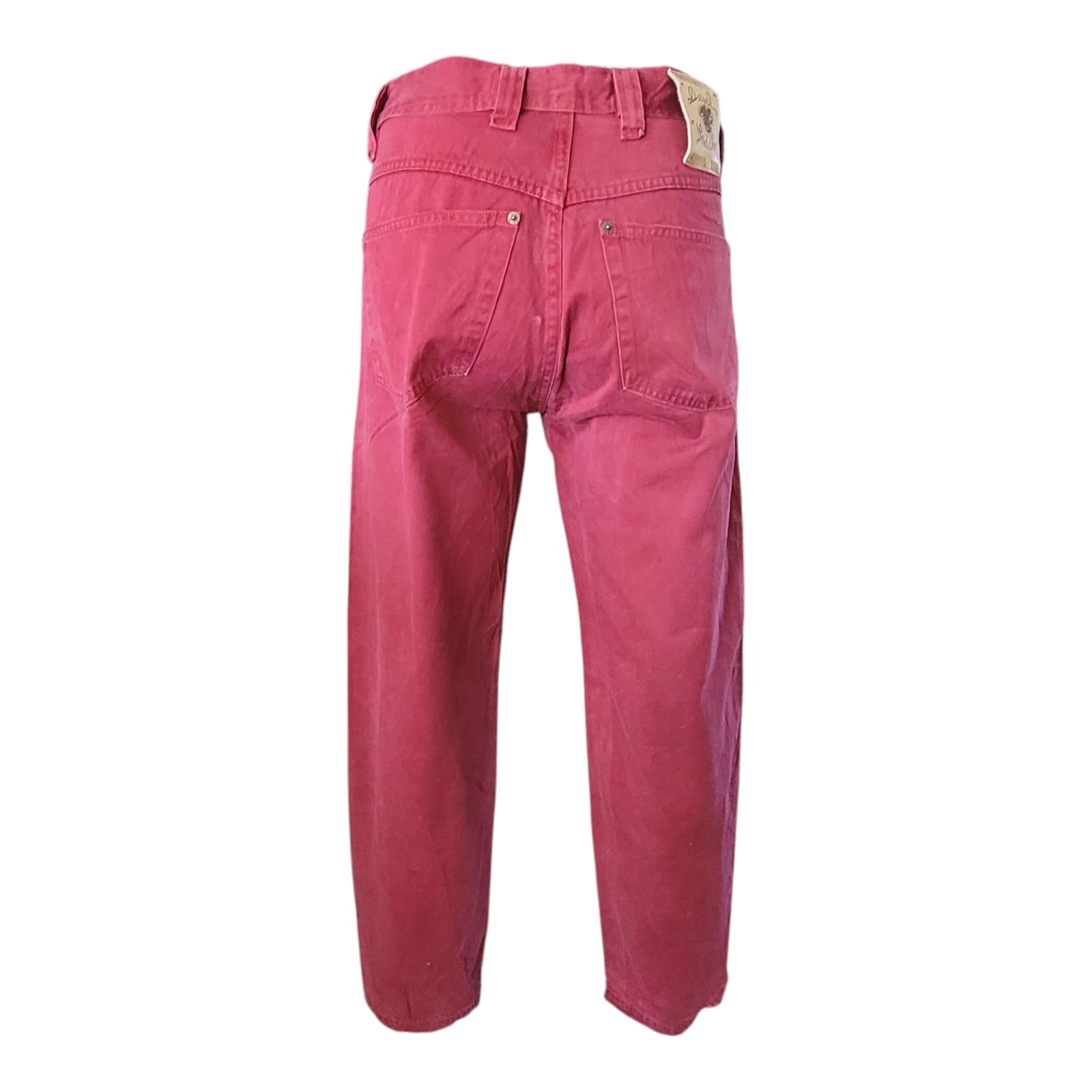 Vintage Diesel Saddle Red Jeans – W28 L29 – Made in Italy - USASTARFASHION