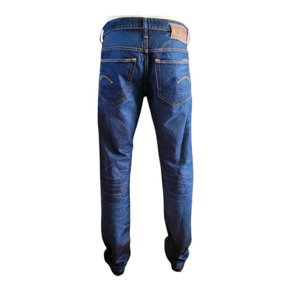 Vintage G-Star 3301 Low Tapered Jeans – W32 L34 – Dark Blue - USASTARFASHION