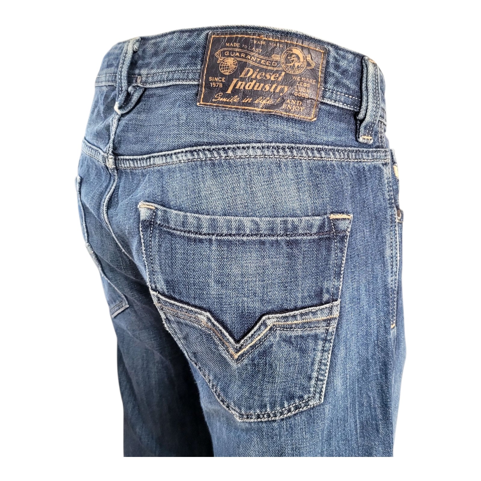 Vintage Diesel Larkee Jeans W33 L32 – Wash 0074G – Straight Fit - USASTARFASHION