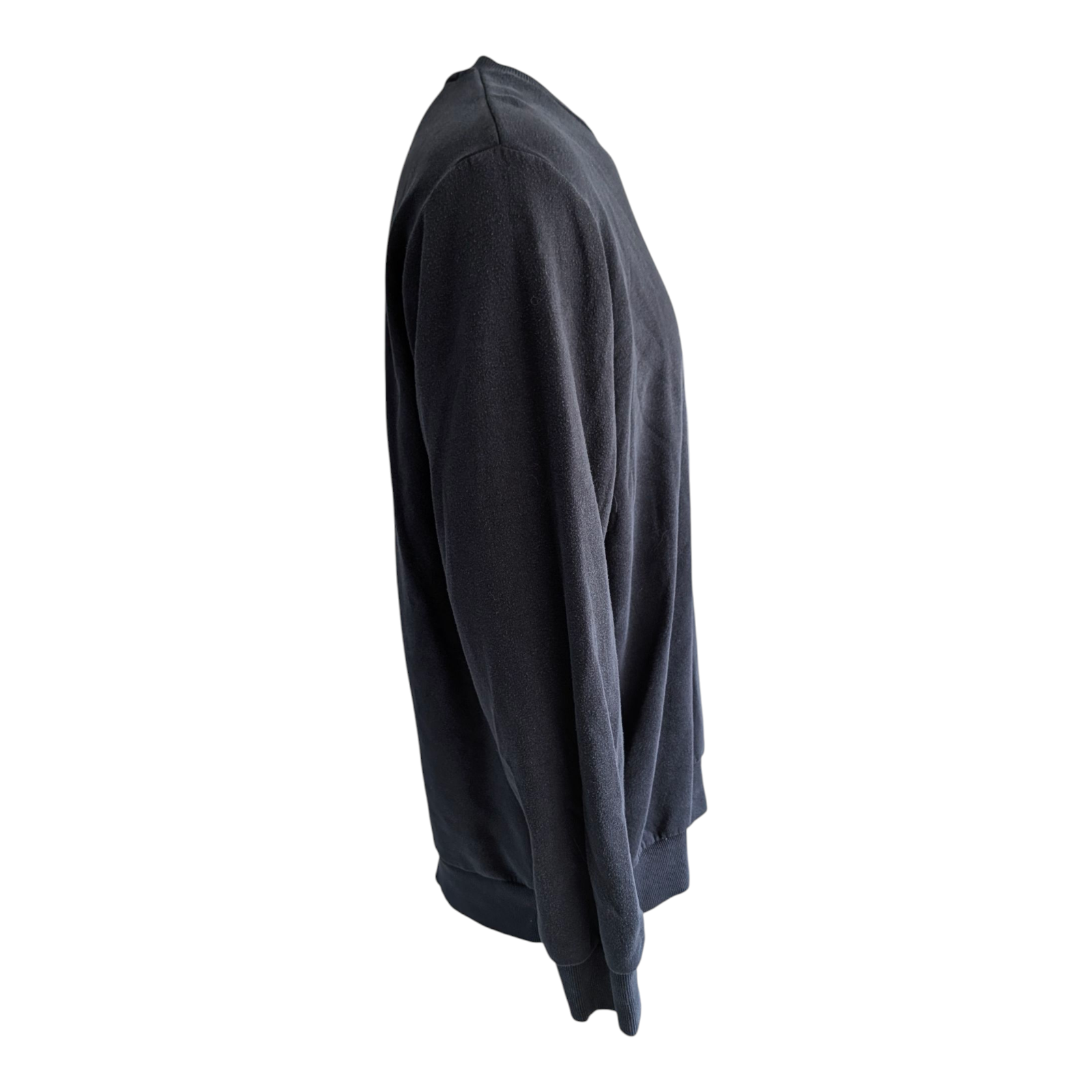 Converse Men’s Sweater XXL – Black Logo Pullover - USASTARFASHION
