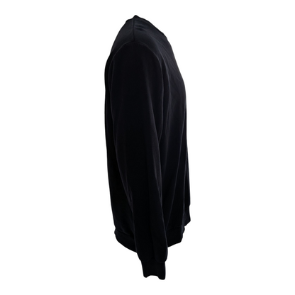 Converse Men’s Sweater XXL – Black Logo Pullover - USASTARFASHION