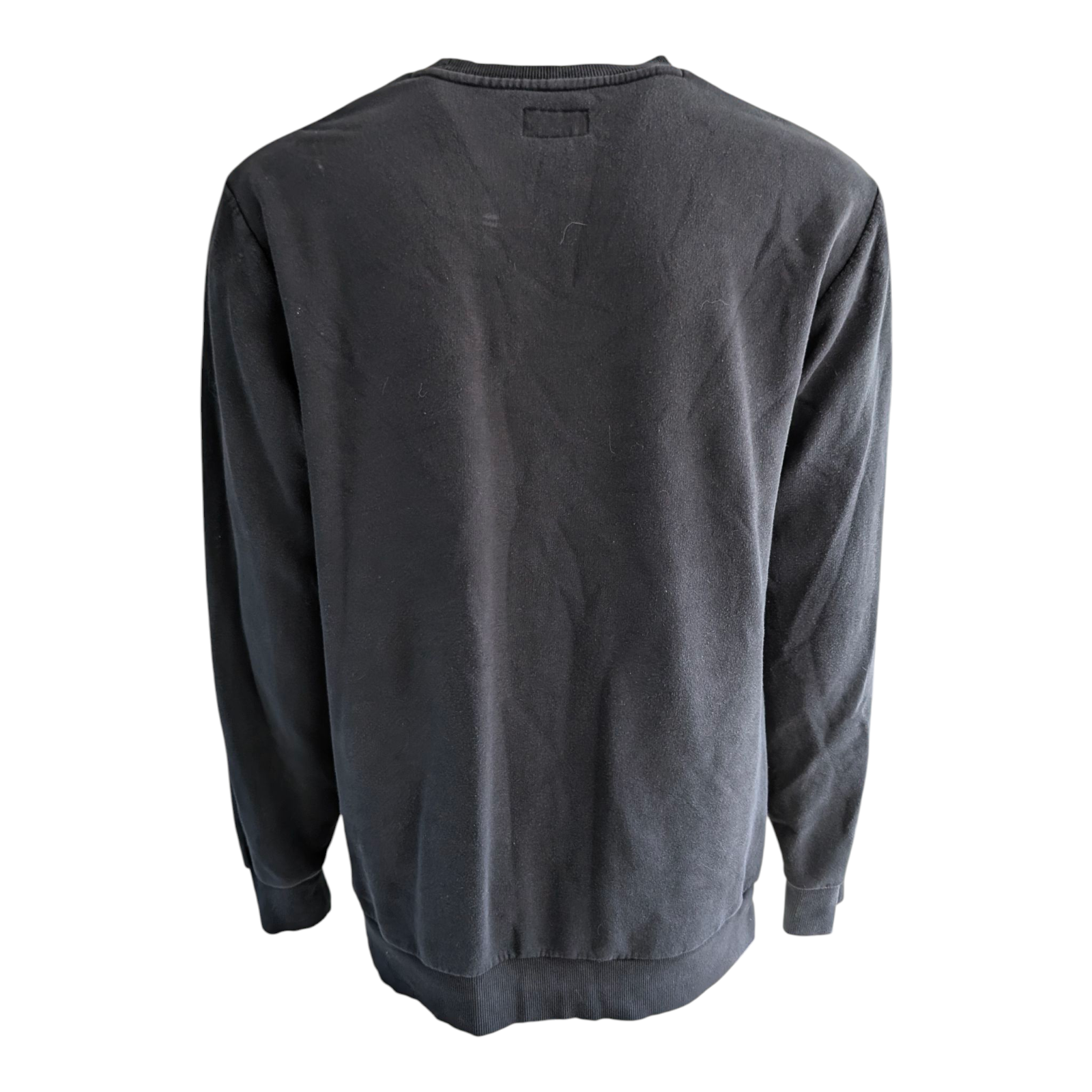 Converse Men’s Sweater XXL – Black Logo Pullover - USASTARFASHION