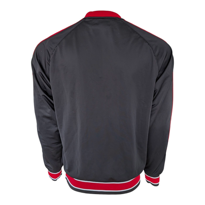 Kappa Youth XL Black Red Pullover Sweatshirt Training Top Logo Crew Neck - USASTARFASHION