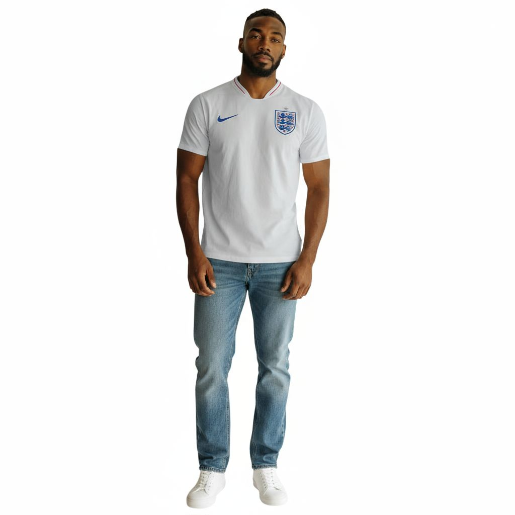 England Nike 2018 World Cup Home Shirt Men’s Medium White Football Jersey Dri-FI - USASTARFASHION