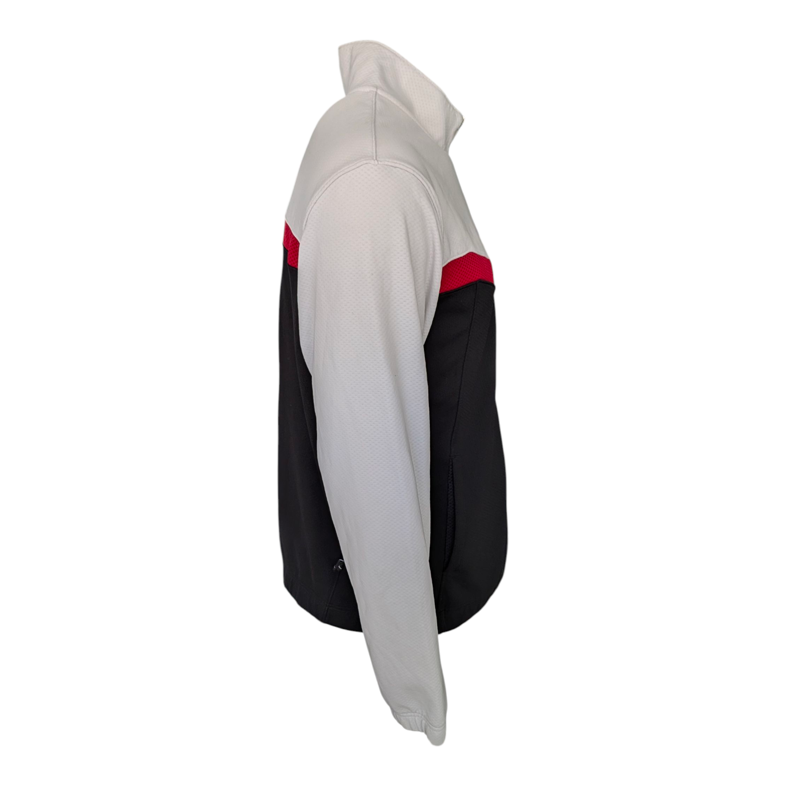 Jordan Jumpman Track Jacket Men’s XL Black White Red Dri-FIT Full Zip - USASTARFASHION