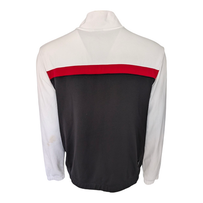 Jordan Jumpman Track Jacket Men’s XL Black White Red Dri-FIT Full Zip - USASTARFASHION