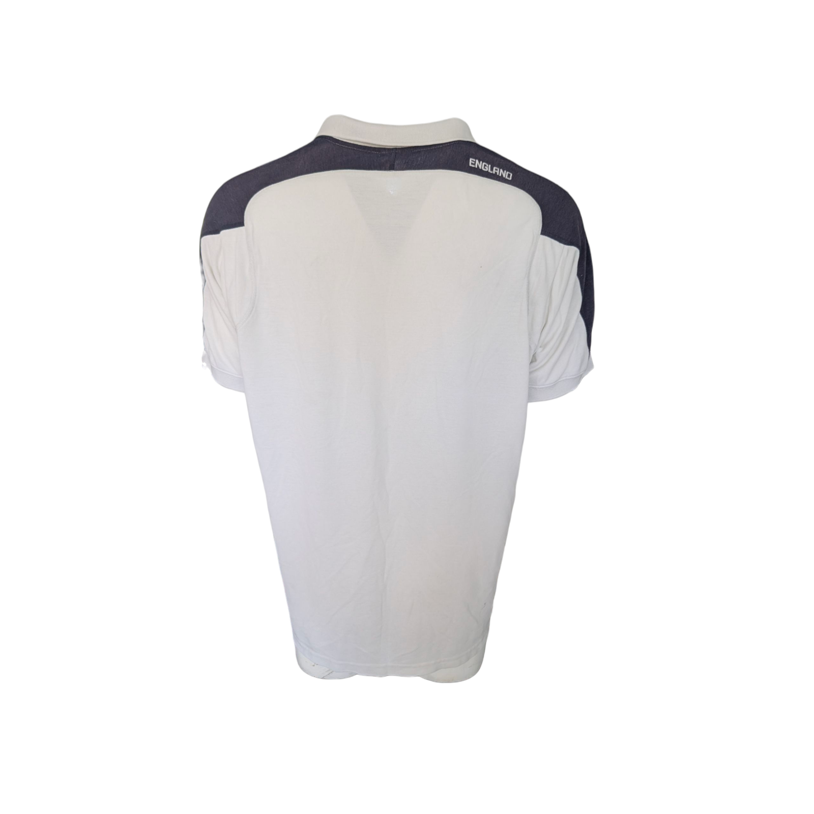 Canterbury England Rugby Polo Shirt 3XL White O2 Sponsor Red Rose Crest Top - USASTARFASHION