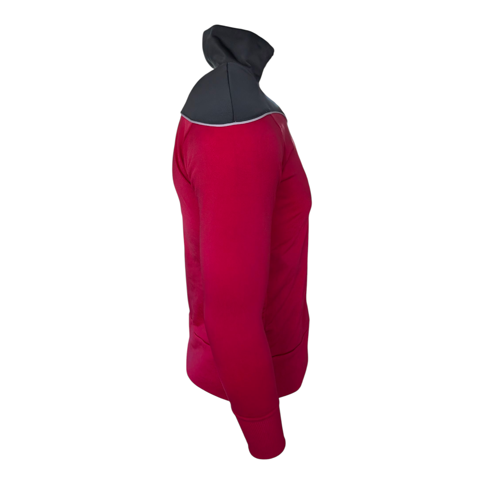 Reebok Women’s Full Zip Track Jacket Red Black Size Small Training Retro Style - USASTARFASHION