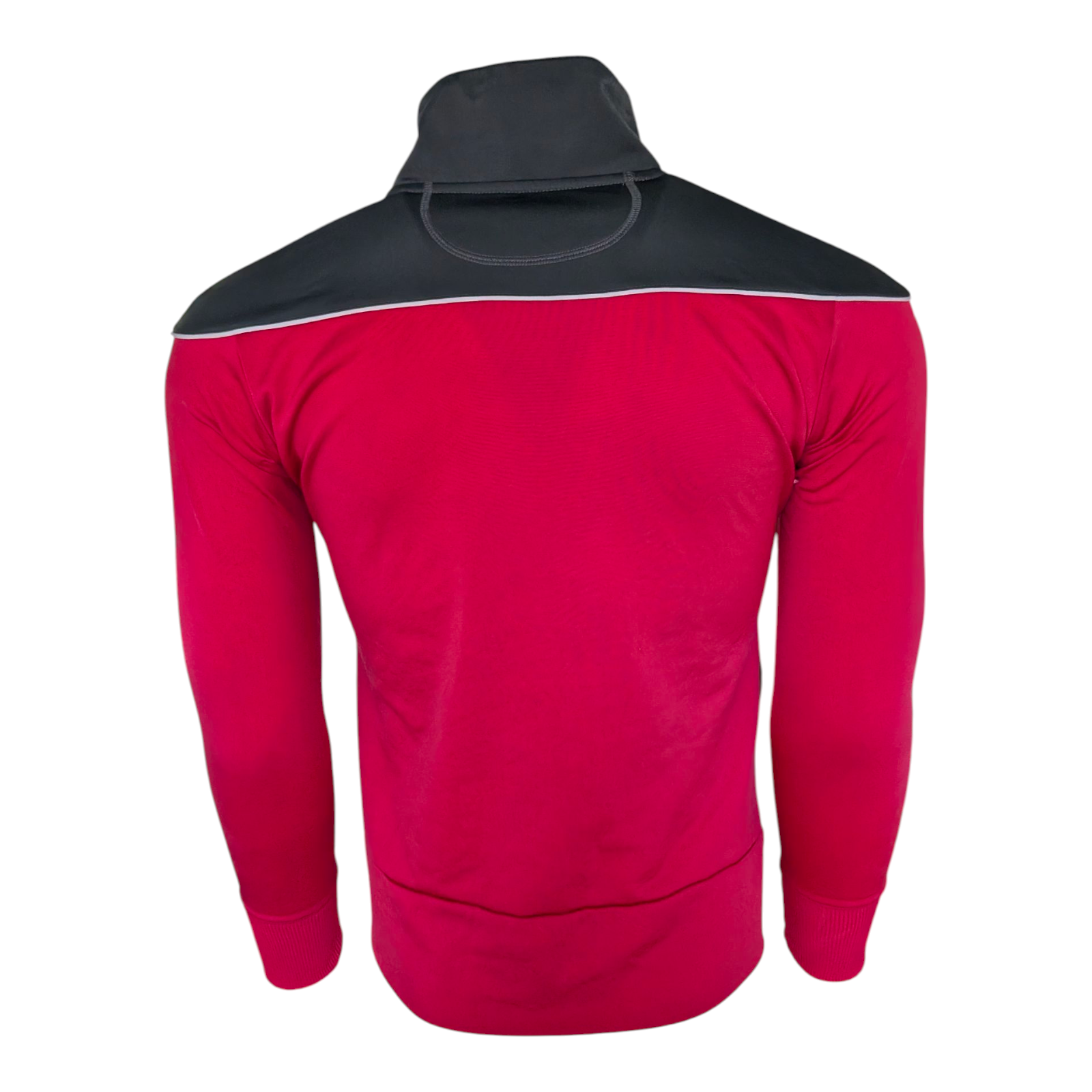 Reebok Women’s Full Zip Track Jacket Red Black Size Small Training Retro Style - USASTARFASHION