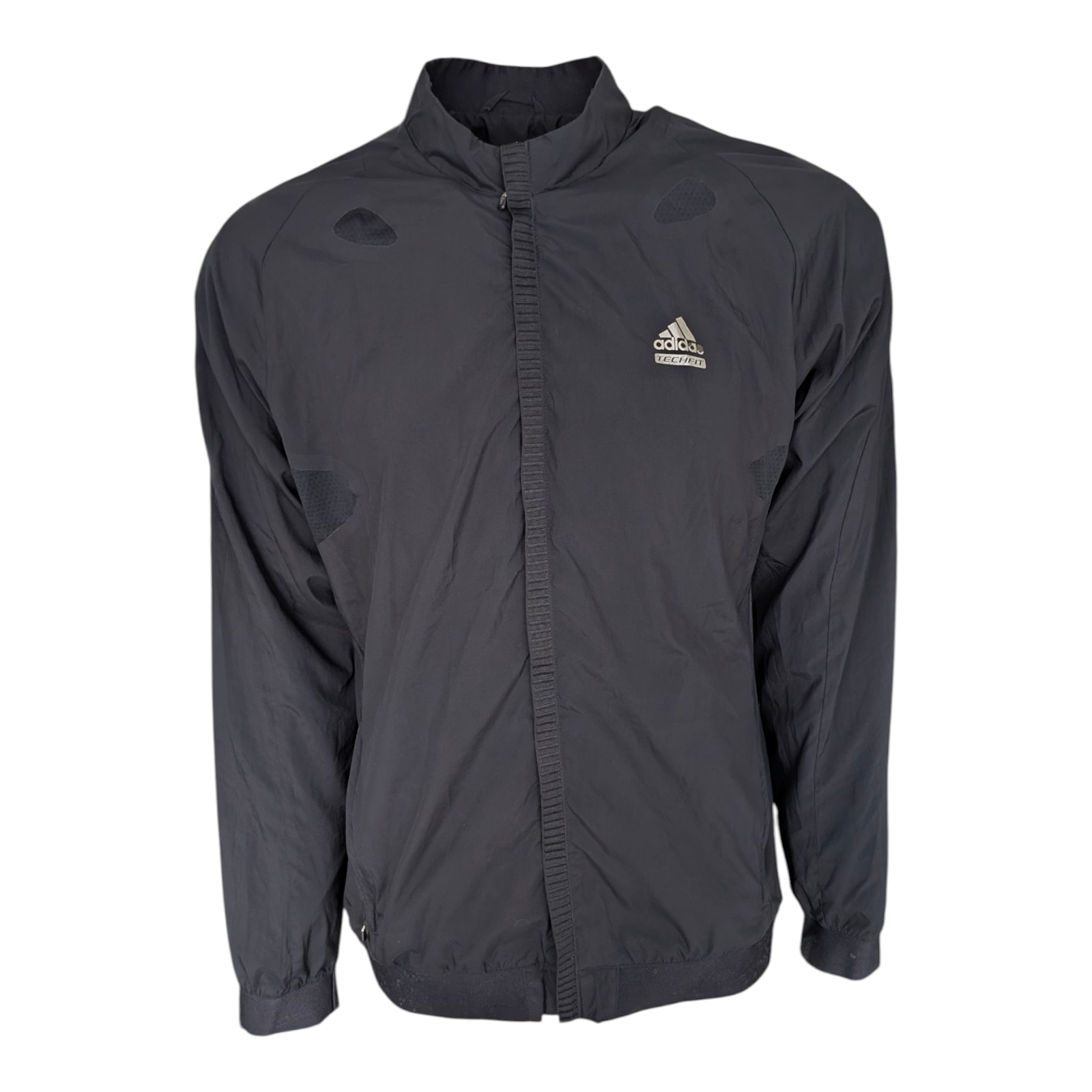 Adidas Clima365 Jacket Men’s Large Black Lightweight Full Zip Training Track Top - USASTARFASHION