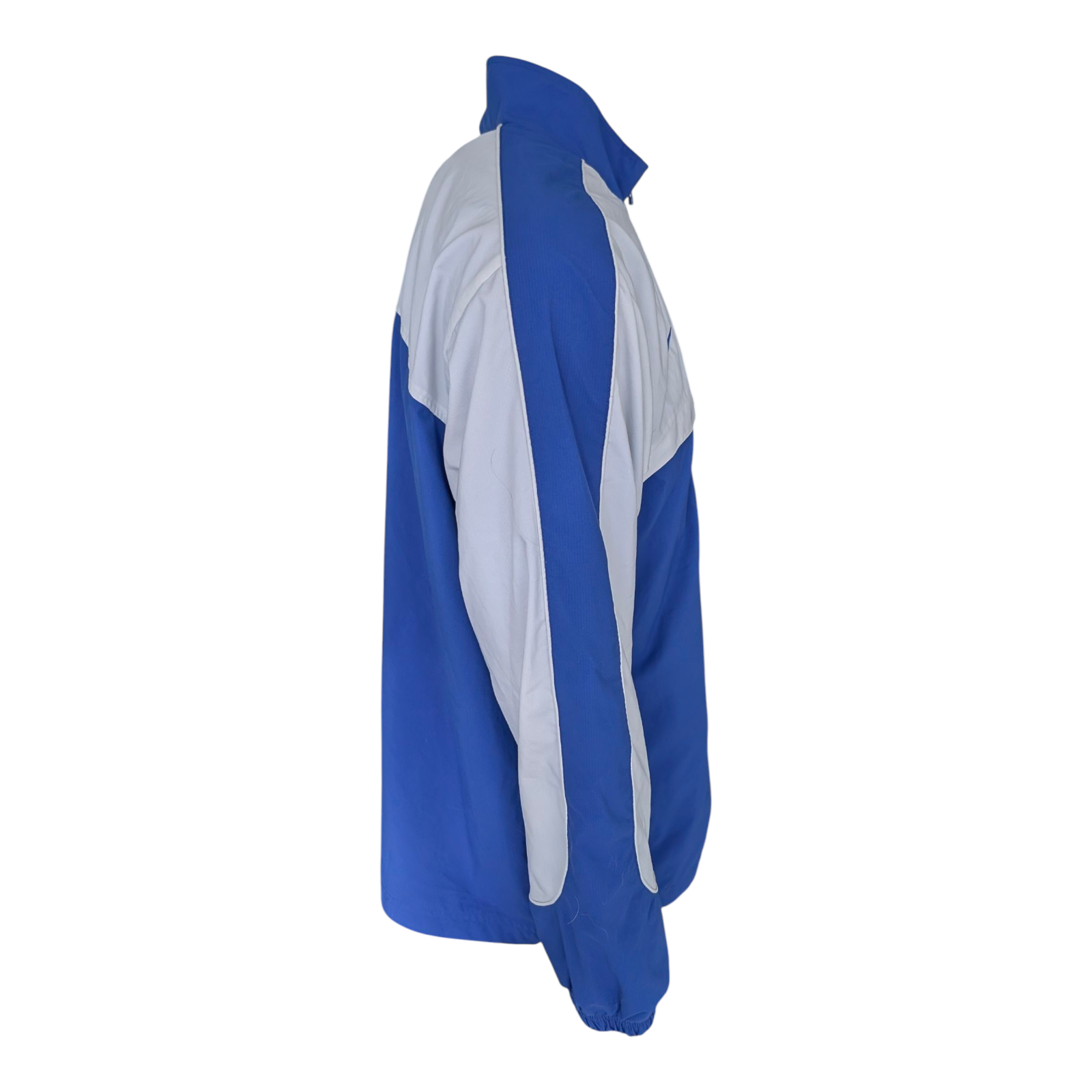 Nike Team Jacket Men’s XL Blue White Track Top Vintage Full Zip Mesh Lined - USASTARFASHION