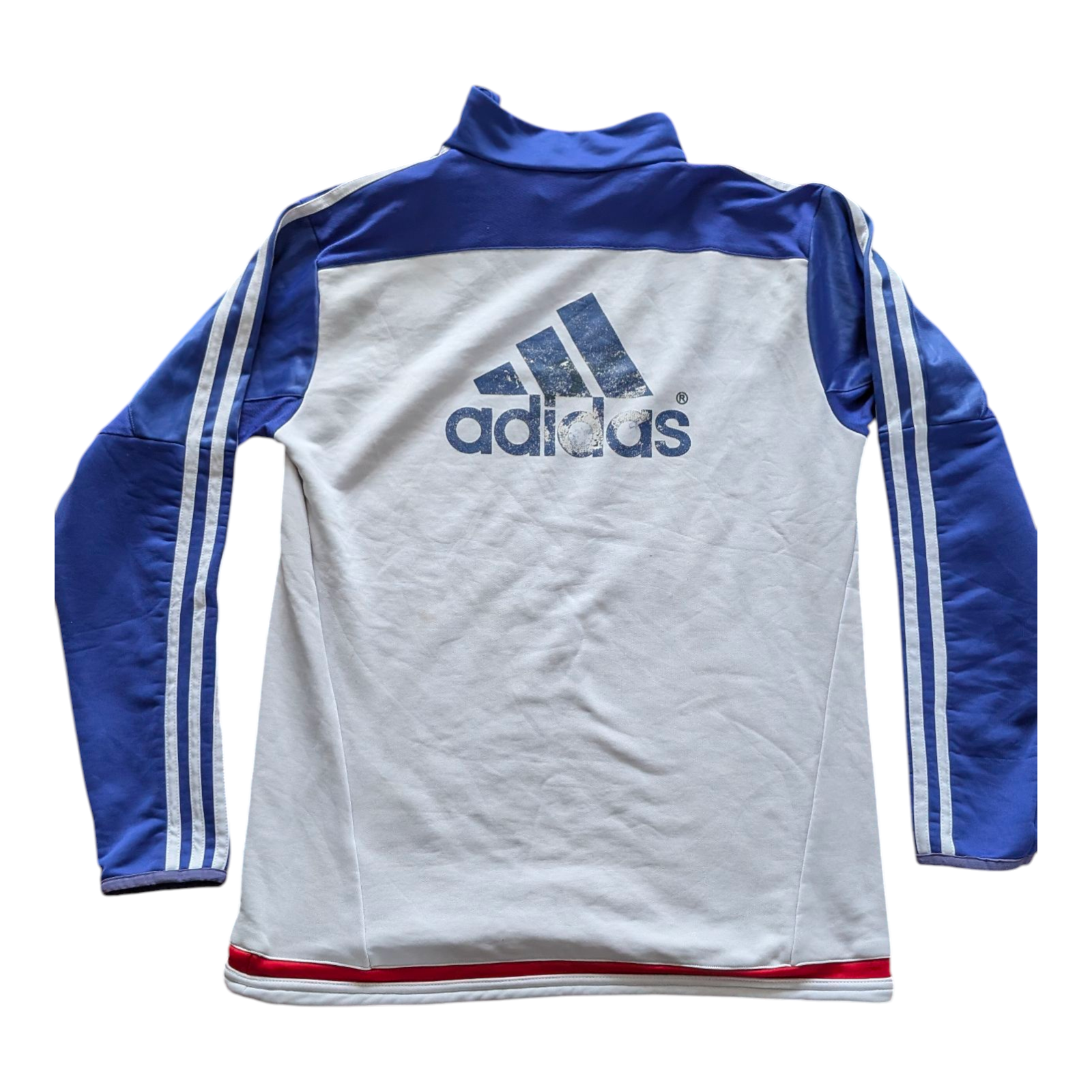 Adidas Chelsea FC Training Top Men’s M Blue White Long Sleeve Climacool Football - USASTARFASHION