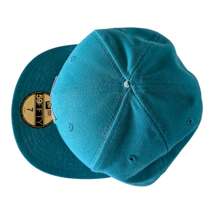 New Era 59FIFTY Minnesota Timberwolves NBA Fitted Cap Hat Size 7 Teal - USASTARFASHION