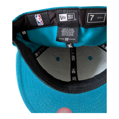 New Era 59FIFTY Minnesota Timberwolves NBA Fitted Cap Hat Size 7 Teal - USASTARFASHION