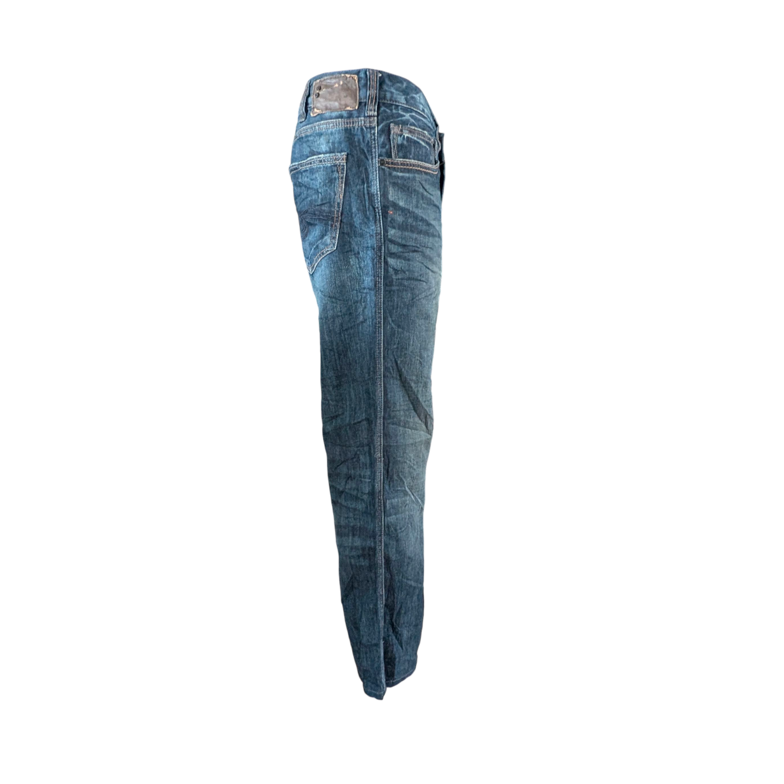 Silver Jeans Co. Grayson Heritage Men’s Jeans W32 L36 Blue Denim Straight Leg - USASTARFASHION