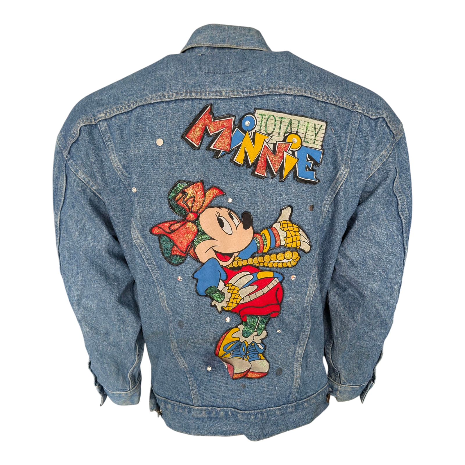 Levi’s Denim Jacket M USA Made Vintage Disney Totally Minnie - USASTARFASHION