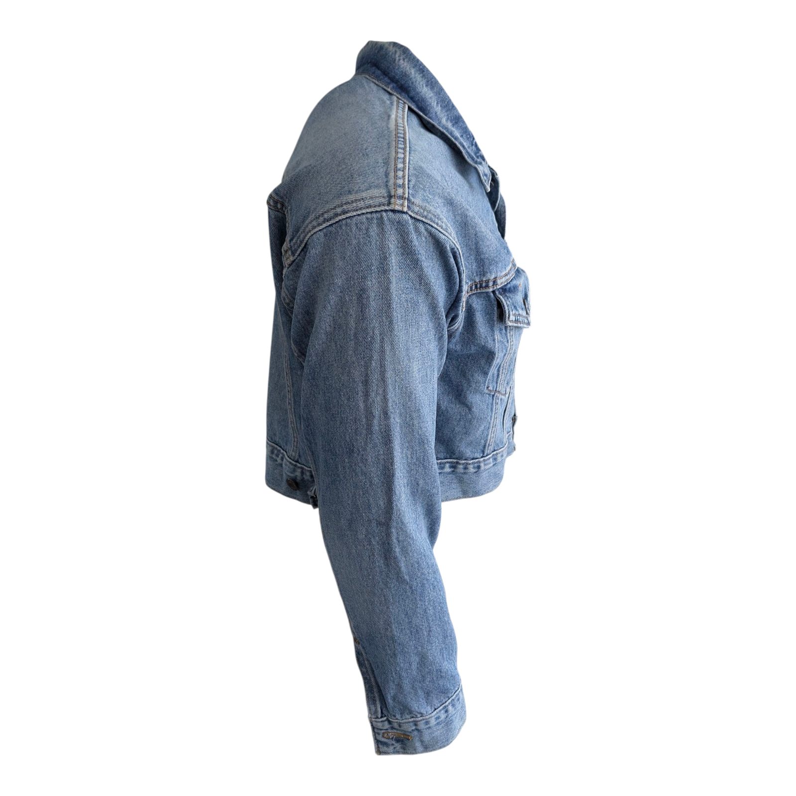 Levi’s Premium Trucker Denim Jacket Size S Small Blue - USASTARFASHION