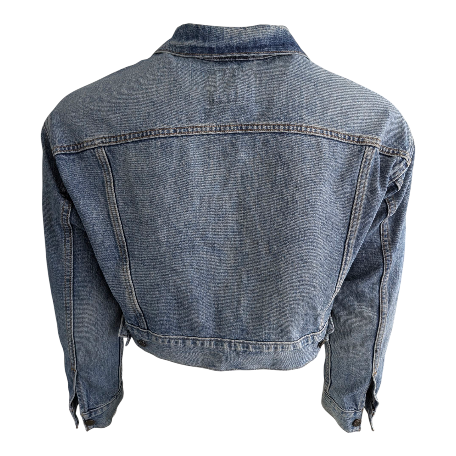 Levi’s Premium Trucker Denim Jacket Size S Small Blue - USASTARFASHION