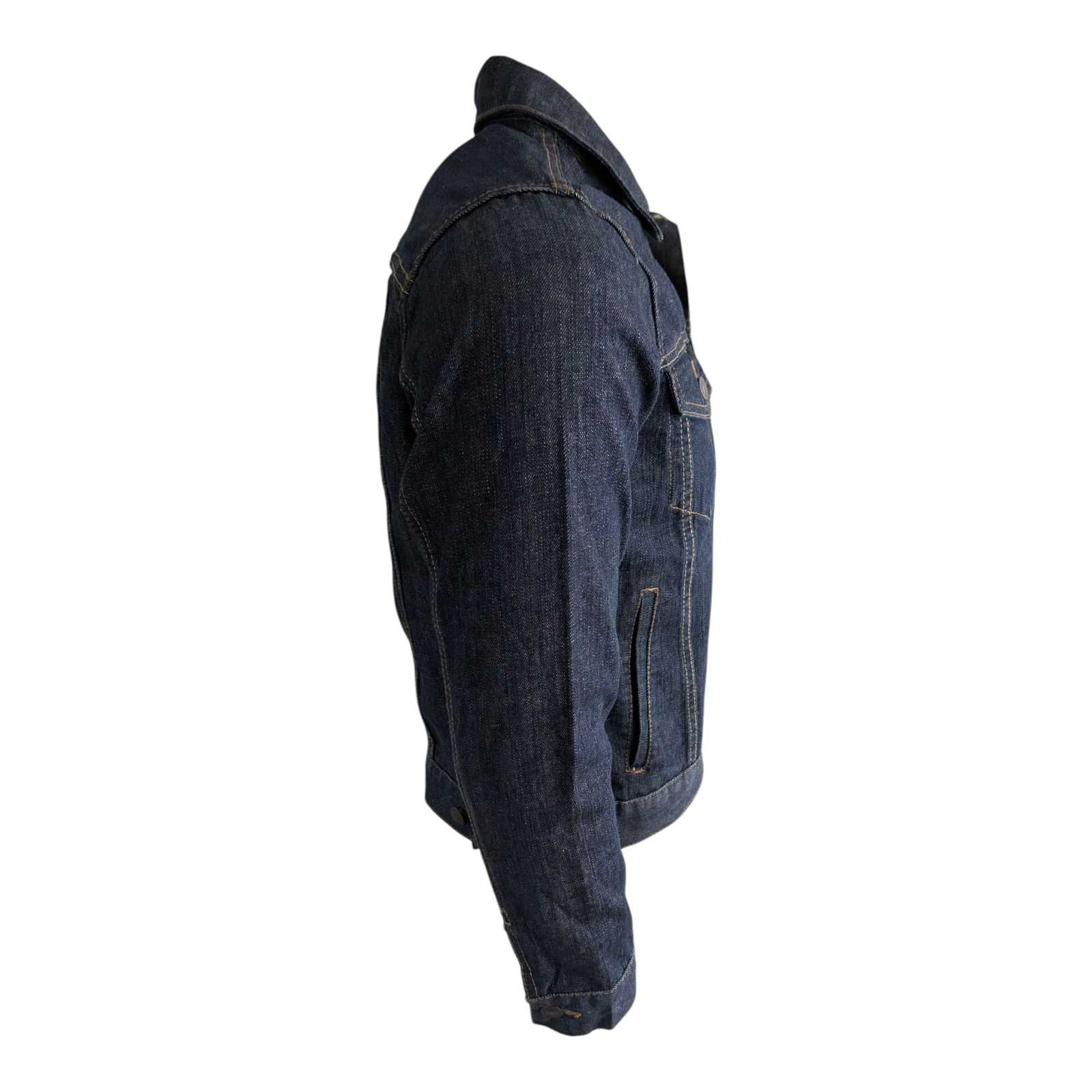 Levi’s Women’s Trucker Denim Jacket L Dark Blue Indigo 100% Cotton - USASTARFASHION