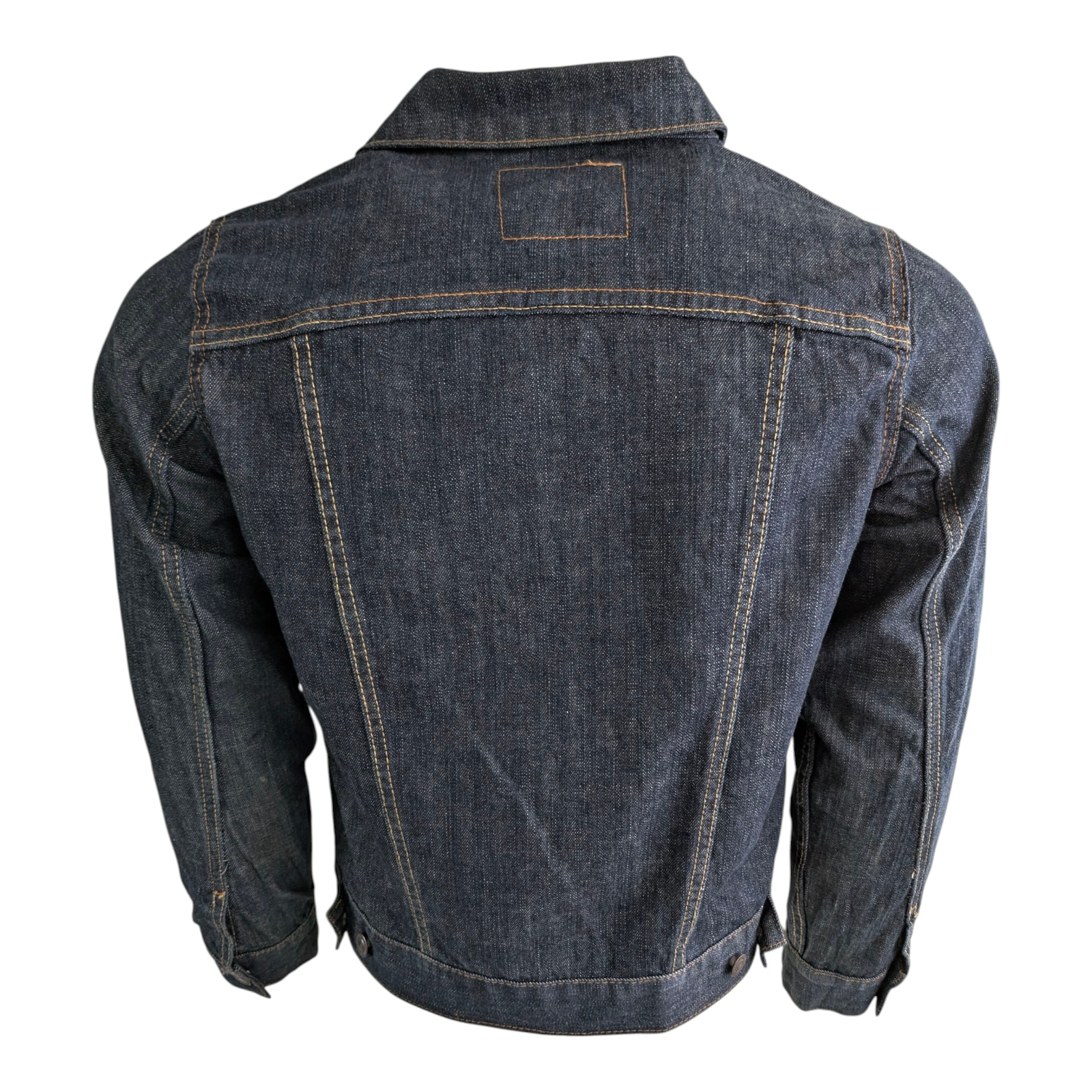 Levi’s Women’s Trucker Denim Jacket L Dark Blue Indigo 100% Cotton - USASTARFASHION