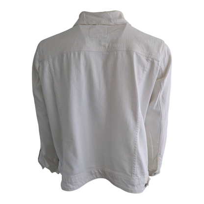 Levi’s Men’s White Denim Trucker Jacket 3XL - USASTARFASHION