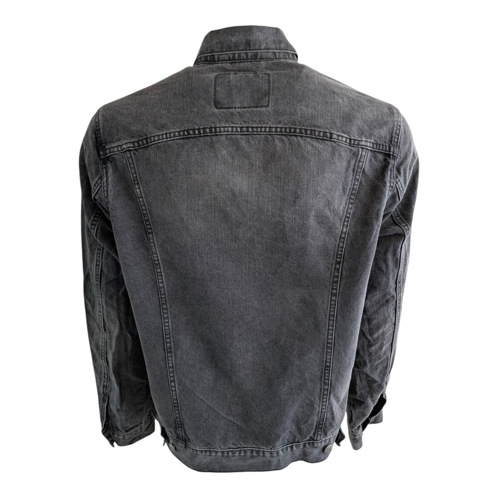Levi’s Black Denim Trucker Jacket Men’s XL BKR Wash Vintage Classic - USASTARFASHION