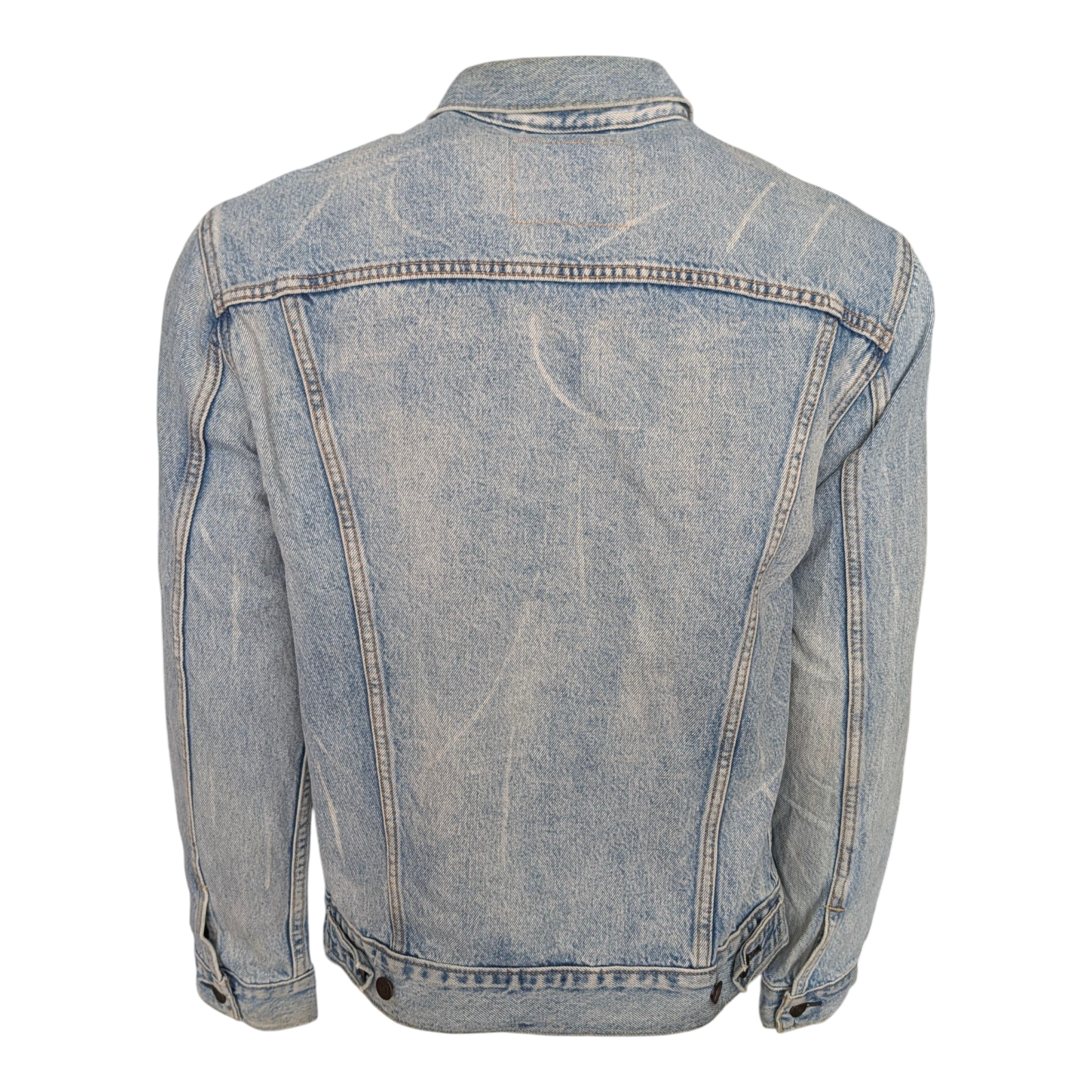 Levi’s Trucker Denim Jacket Men’s Size L Light Wash Vintage Style - USASTARFASHION