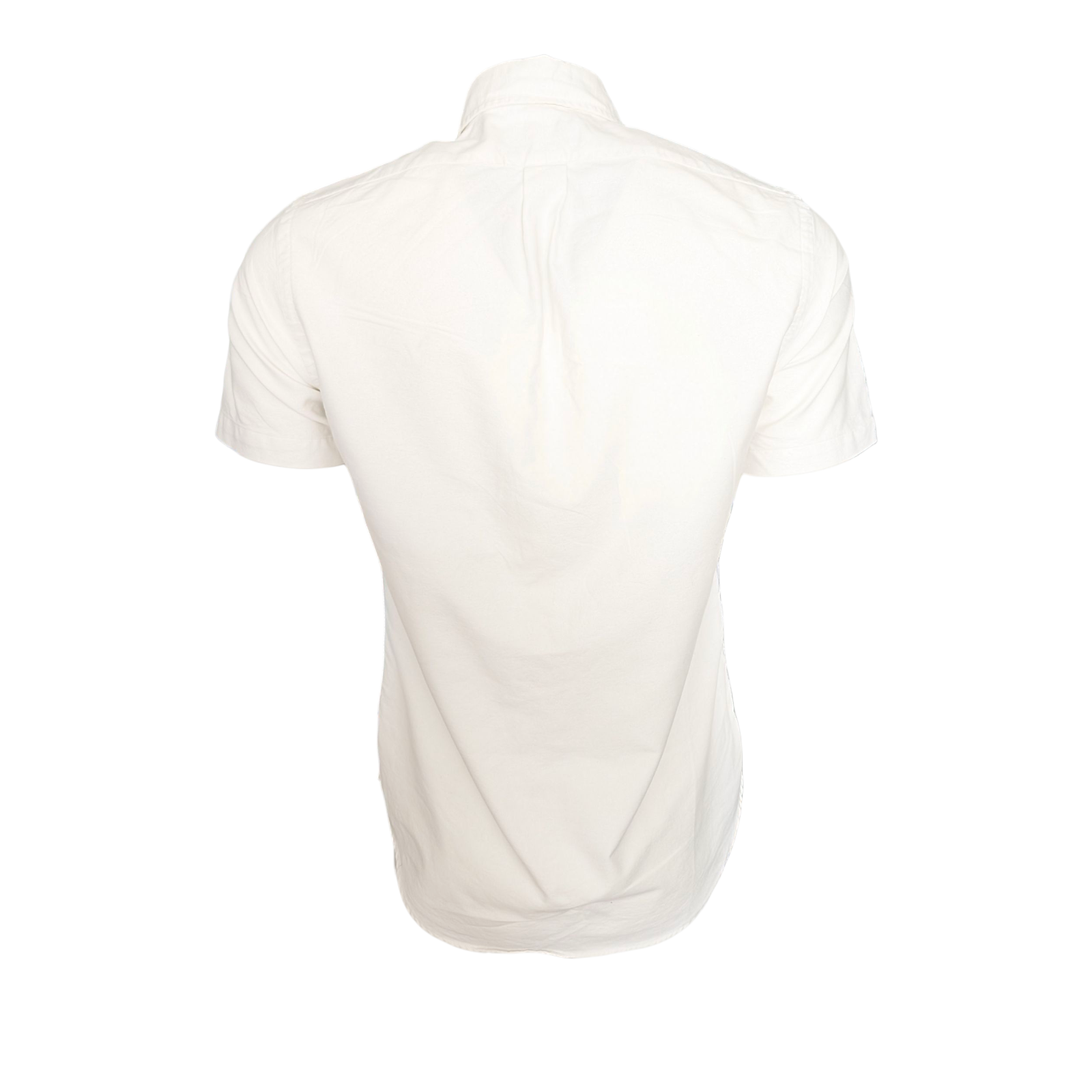 Ralph Lauren Men’s Short Sleeve Shirt Size S White Cotton Classic Fit Pony Logo - USASTARFASHION
