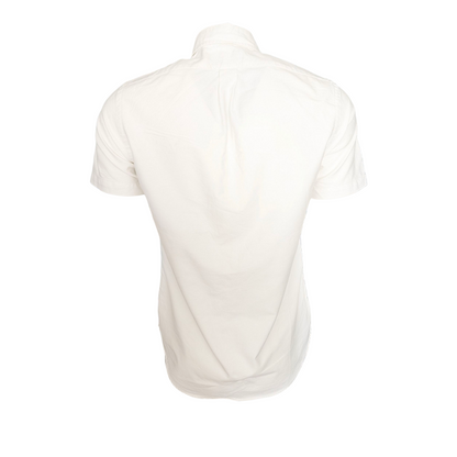 Ralph Lauren Men’s Short Sleeve Shirt Size S White Cotton Classic Fit Pony Logo - USASTARFASHION