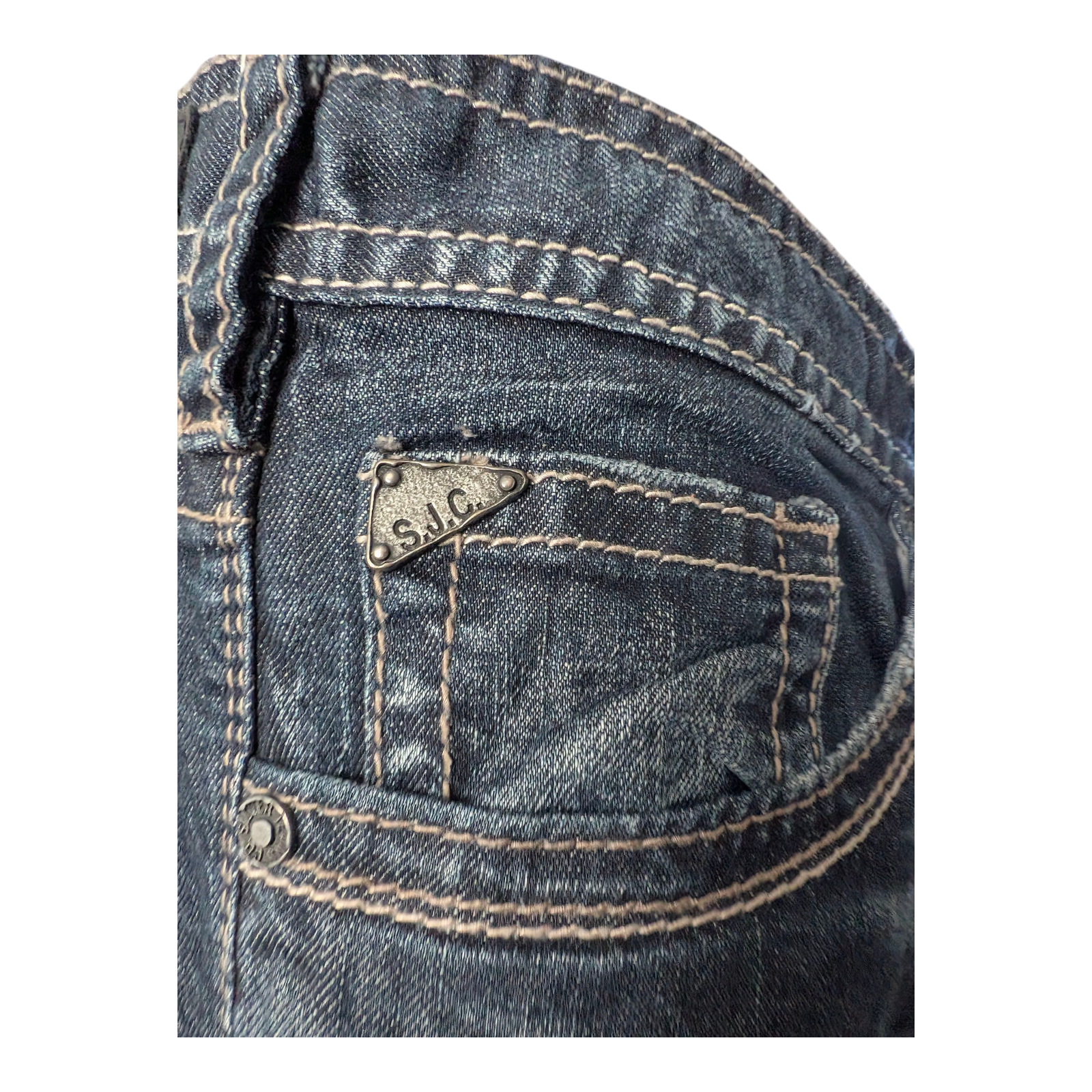 Silver Jeans Co. ZAC Men’s Jeans W36 L32 Dark Wash Straight Fit Denim - USASTARFASHION