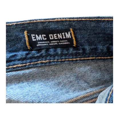 Silver Jeans Co. Eddie Men’s Jeans W31 L32 Relaxed Fit Straight Leg Blue Denim - USASTARFASHION