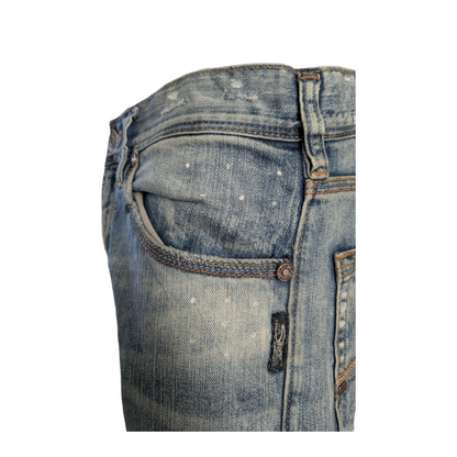 Silver Jeans Co. Eddie Men’s Jeans W31 L32 Relaxed Fit Straight Leg Blue Denim - USASTARFASHION