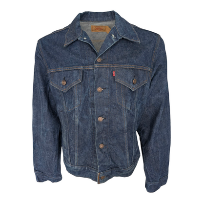 Vintage Levi’s Denim Trucker Jacket 70506 0217 Made in USA Blue Size 46 - USASTARFASHION