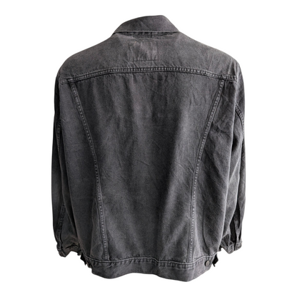Levi’s Vintage Fit Men’s Black Denim Trucker Jacket Size XXL 100% Cotton - USASTARFASHION