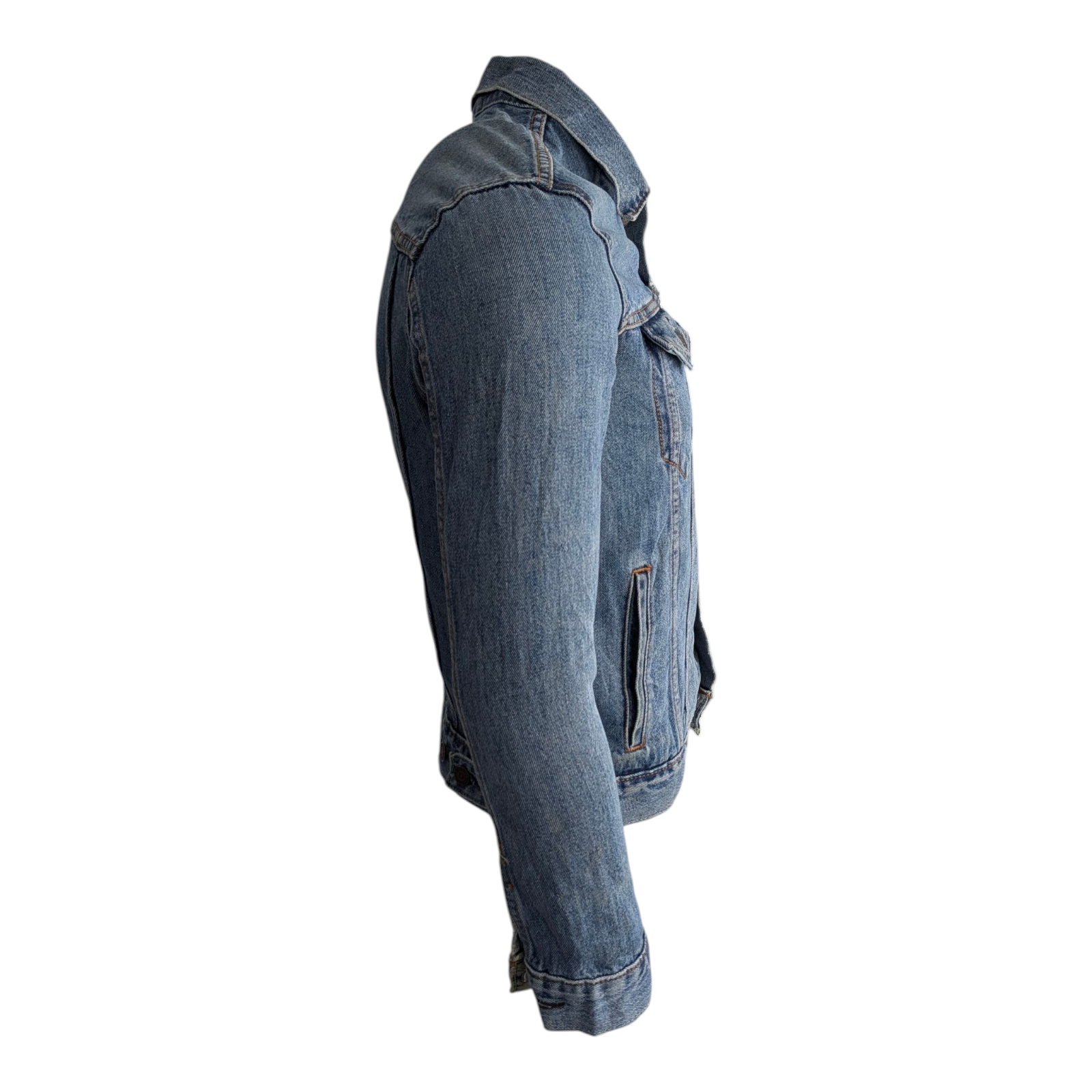 Levi’s Men’s Denim Trucker Jacket Blue Size S Small 72334 Vintage Style Grade A - USASTARFASHION