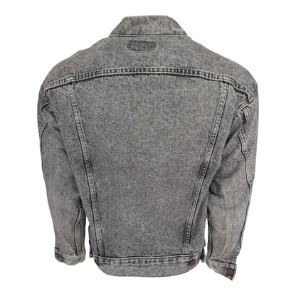 Levi’s 70507 Men’s Black Acid Wash Denim Trucker Jacket Size M Medium - USASTARFASHION