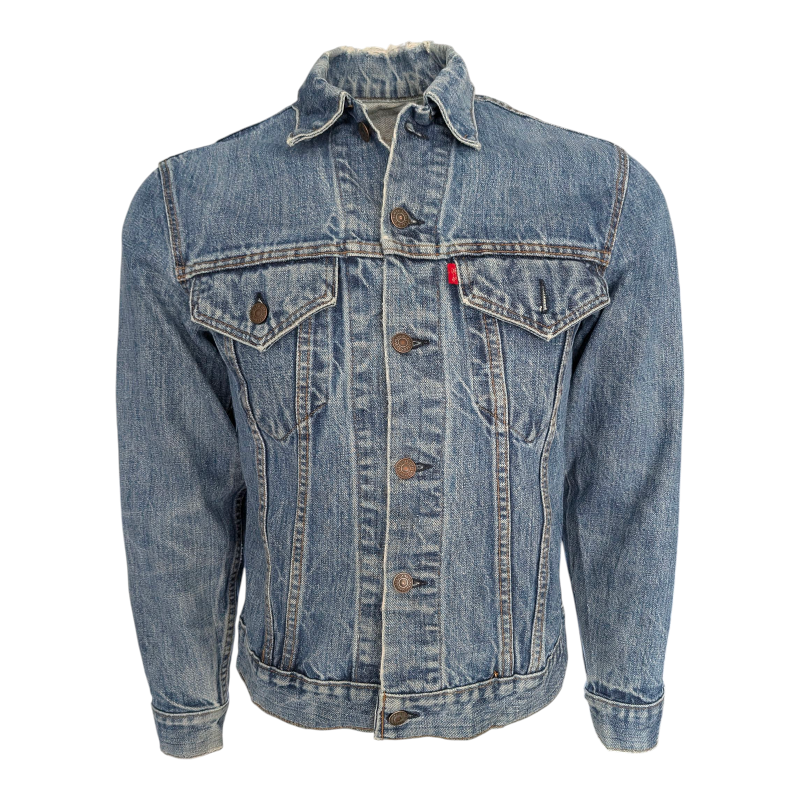 Levi’s Vintage Blue Denim Trucker Jacket – Men’s Size M - USASTARFASHION