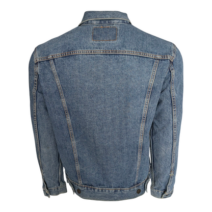 Levi’s 72334 Trucker Denim Jacket Medium Blue Wash Size M Vintage - USASTARFASHION