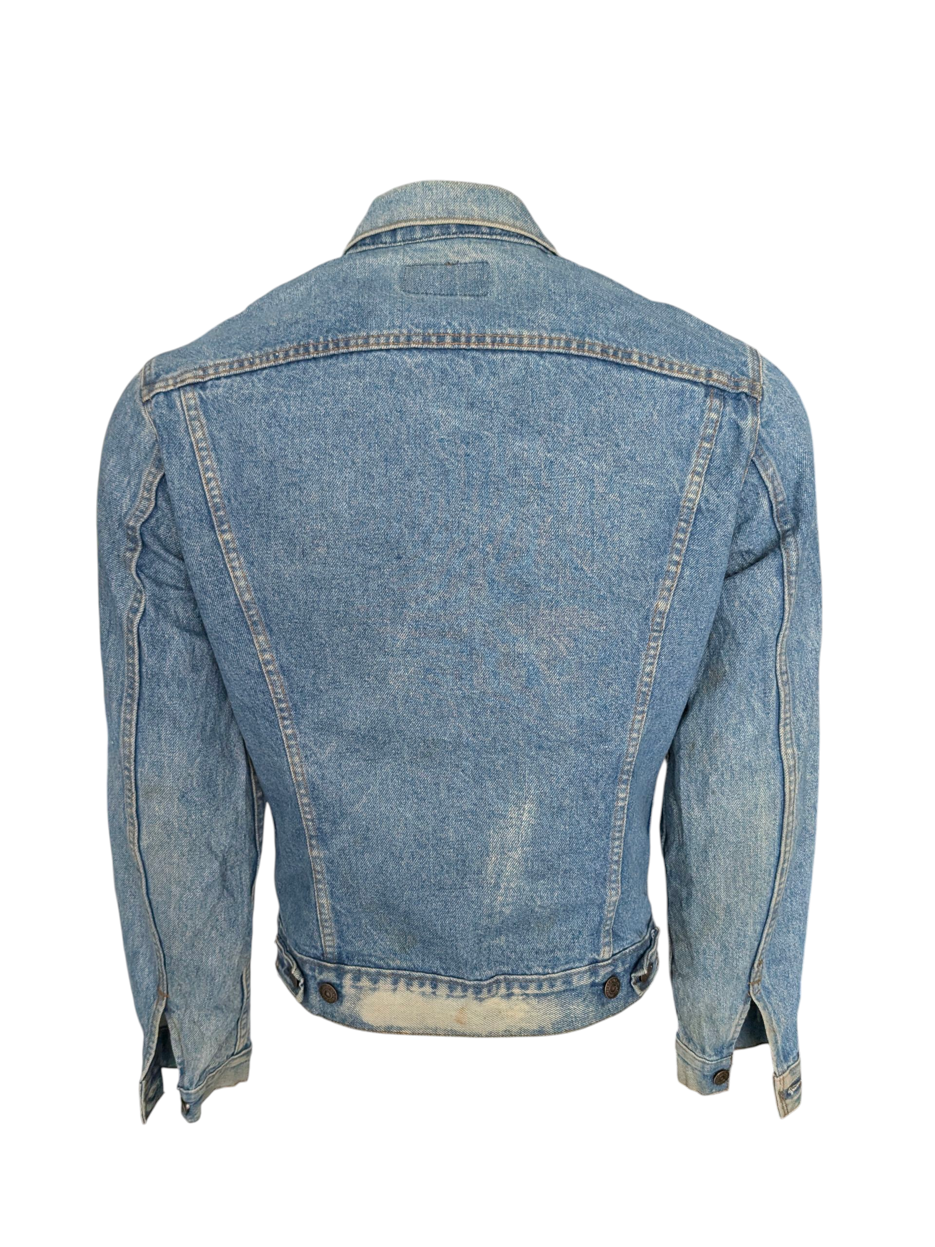 Levi’s 72334 Trucker Denim Jacket Medium Blue Wash Size M Vintage - USASTARFASHION