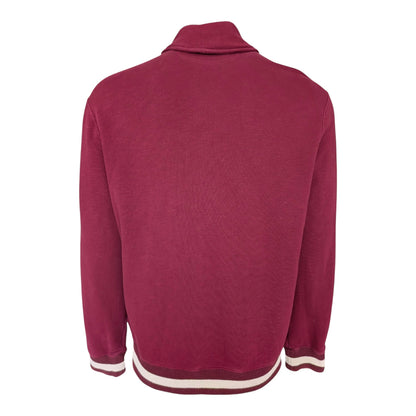 Polo Ralph Lauren Burgundy Rowing Club Shawl Collar Cardigan Men's Size M