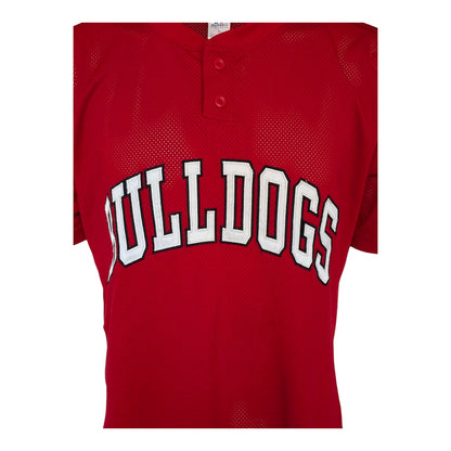 Russell Athletic Bulldogs #16 Red Mesh Jersey — Size L - USASTARFASHION