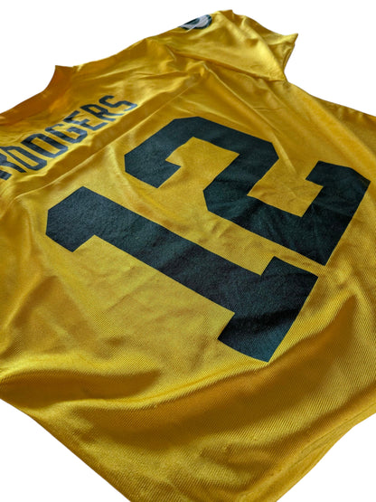 NFL Team Apparel #12 Green & Gold Football Jersey – Rodgers | Men’s L - USASTARFASHION