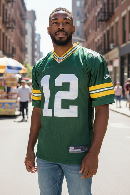 Green Bay Packers #12 RODGERS Jersey sz48 (M/L) - USASTARFASHION