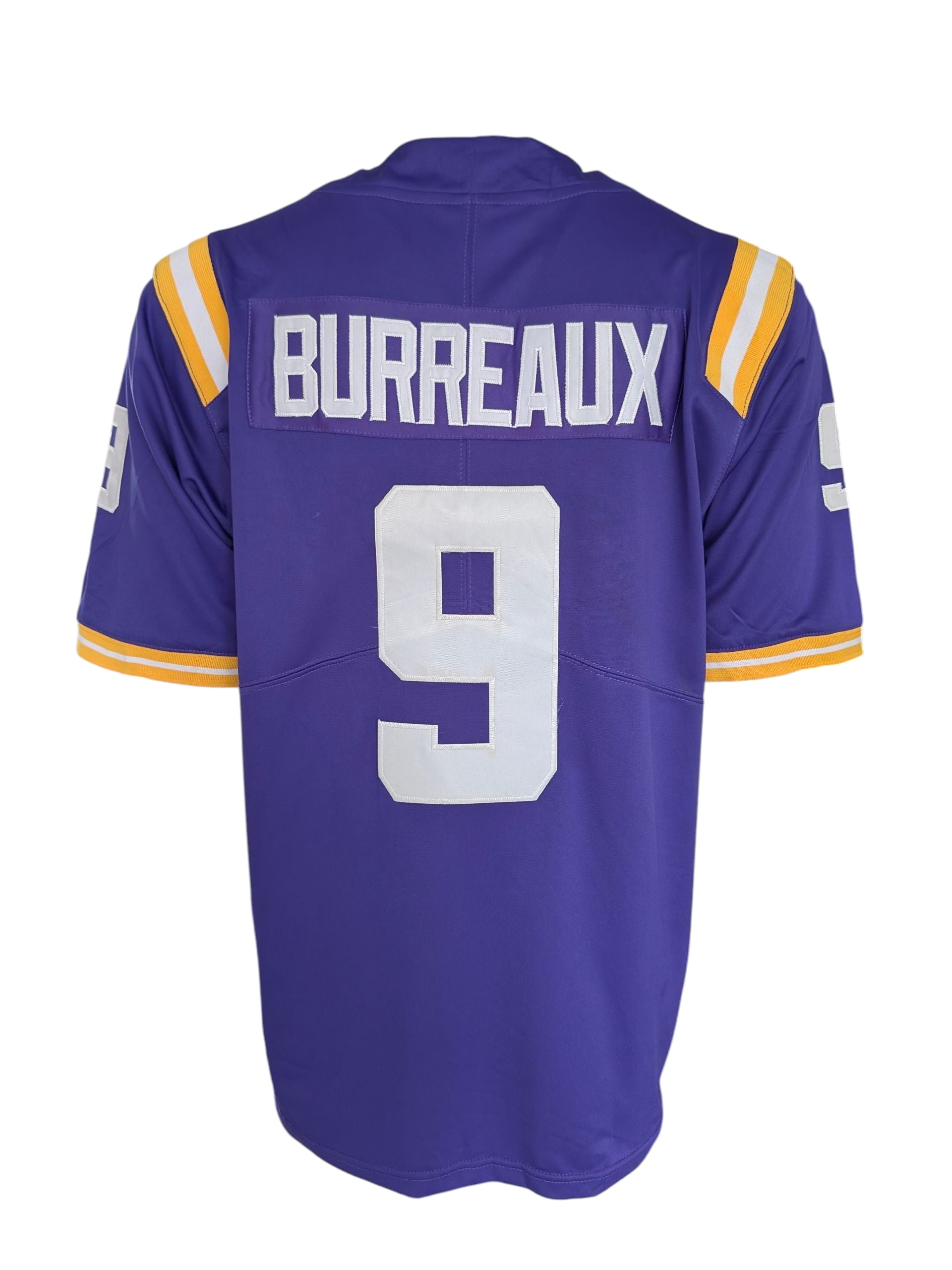 Joe Burrow Burreau Nike Team LSU Tigers #9 “BURREAUX” Football Jersey –XL - USASTARFASHION