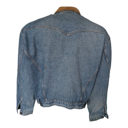 Levi's Denim Jacket – Suede Collar – Made in Canada sz M - USASTARFASHION